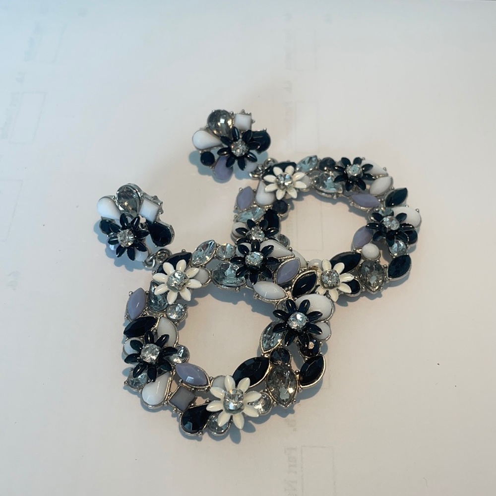 Floral earrings